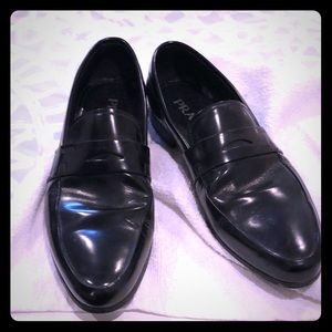 Prada men’s loafer leather